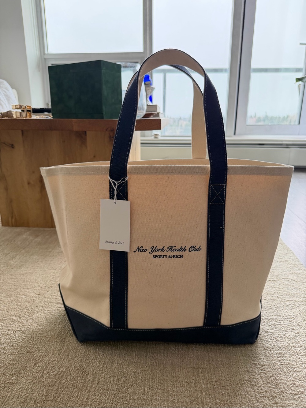 Sporty & Rich Canvas Tote Bag